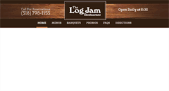 Desktop Screenshot of logjamrestaurant.com